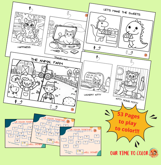 ENGLISH VERSION - Our Time to Color - Pack 3