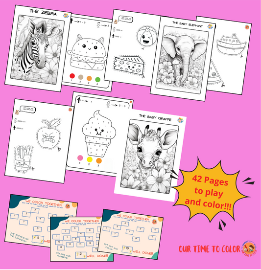 ENGLISH VERSION - Our Time To Color - Pack 1