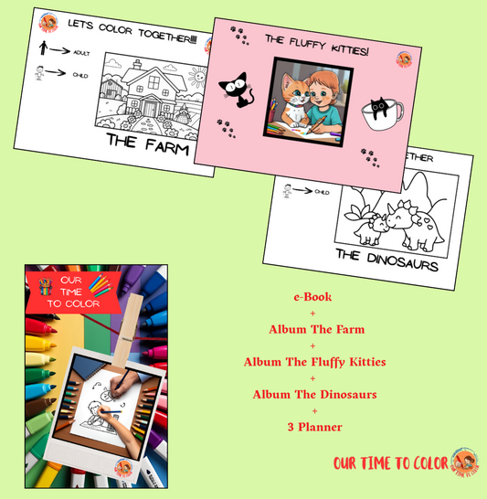 ENGLISH VERSION - Our Time to Color - Pack 3