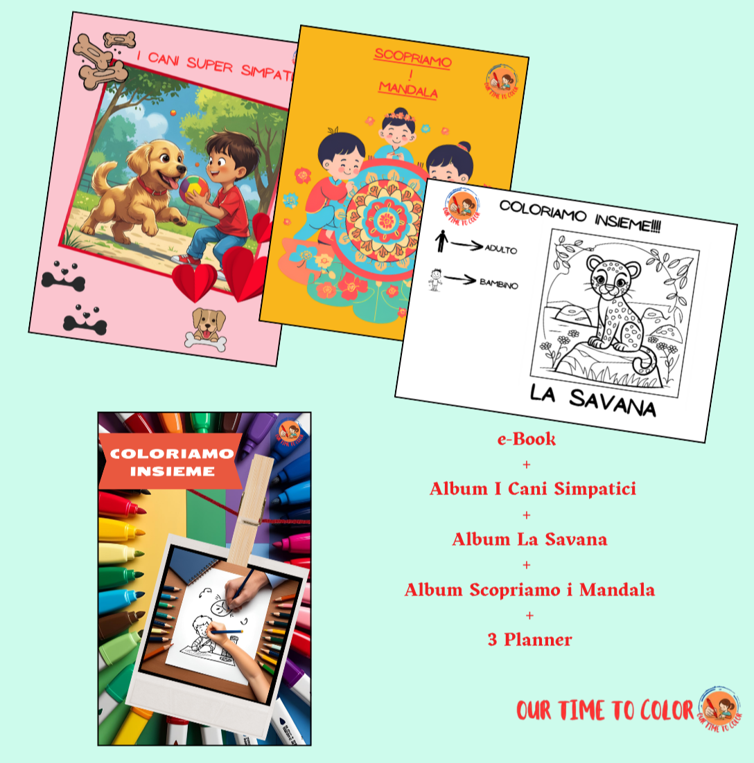 Coloriamo Insieme!!! - Pack 4