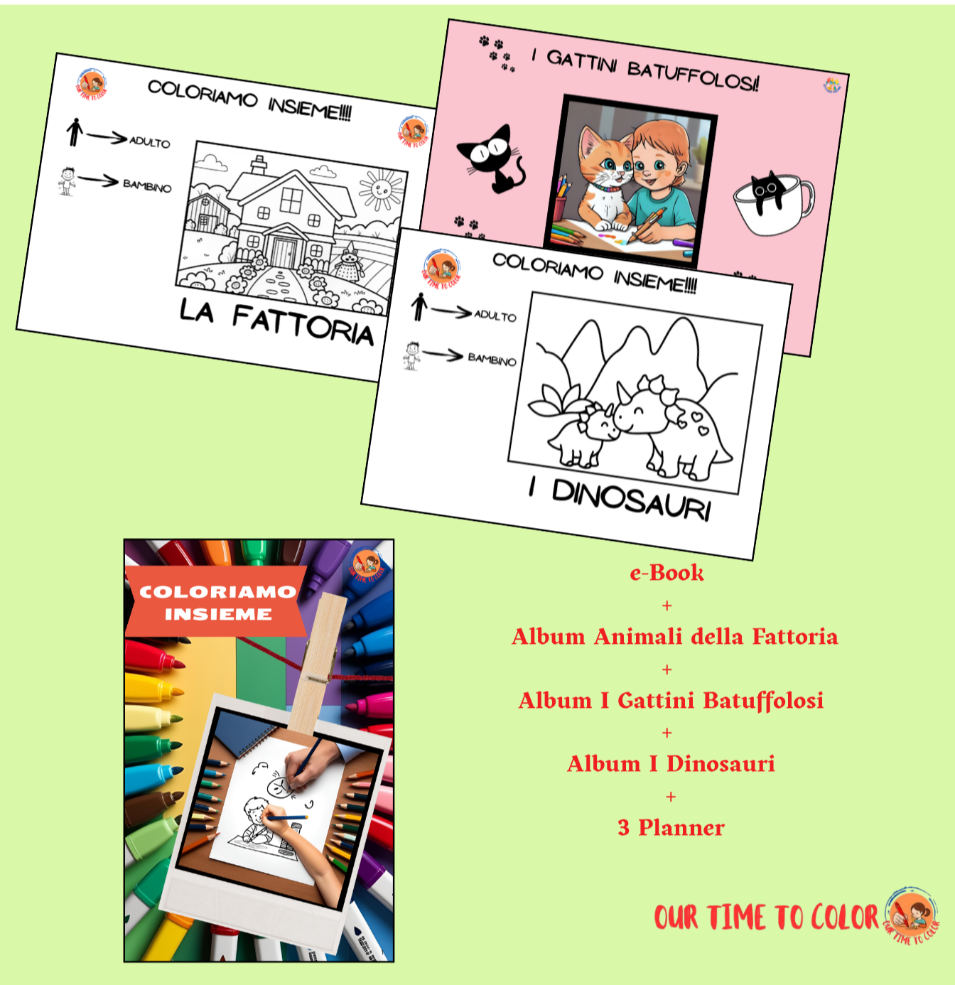 Coloriamo Insieme!!! Pack 3