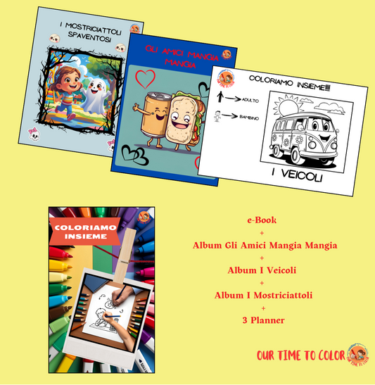 Coloriamo insieme!!! Pack 2