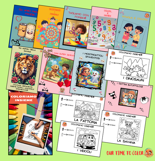 The complete Bundle - Coloriamo Insieme FULL Album Pack